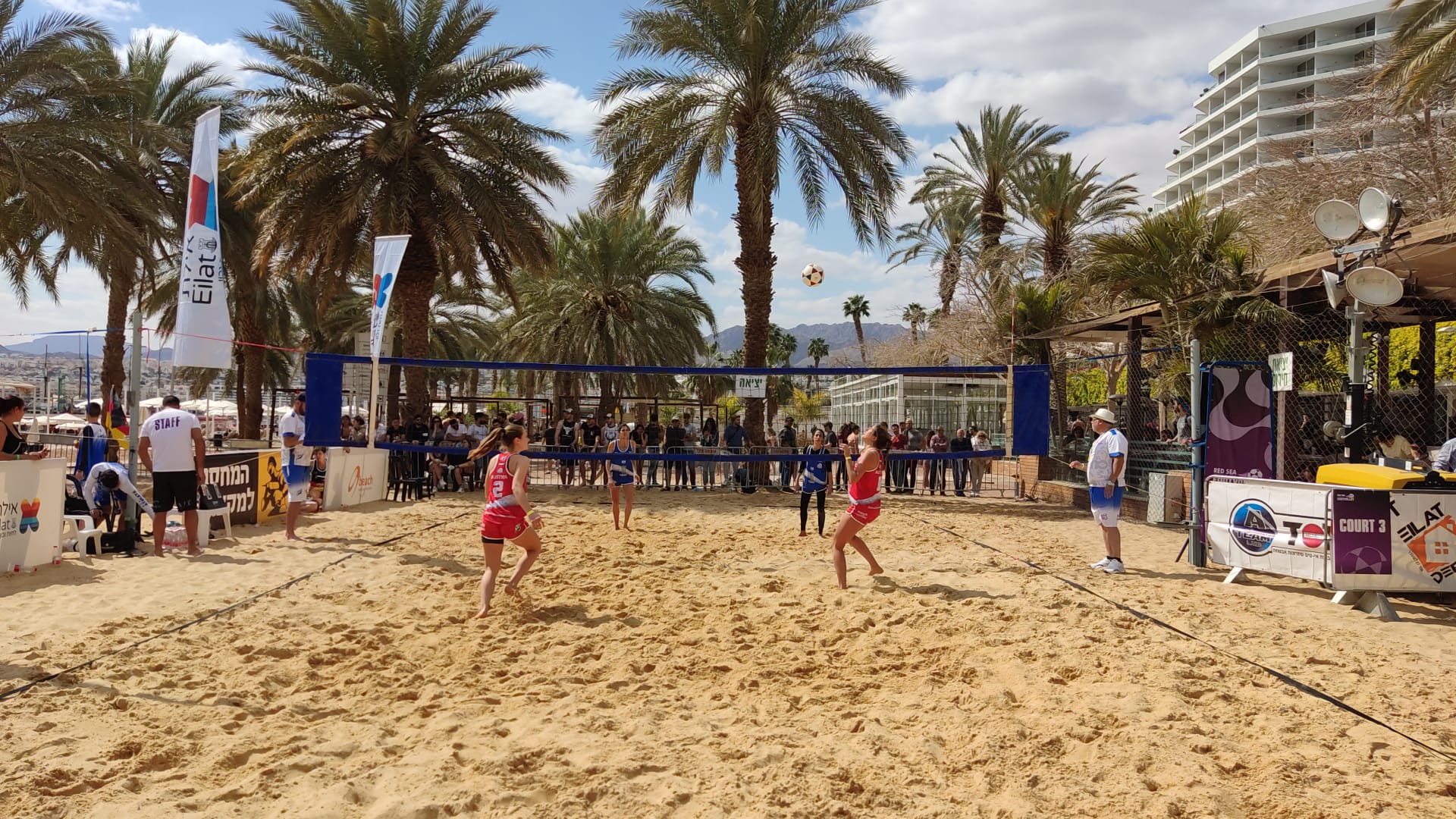 Team bolao at Eilat Footvolley Worldcup