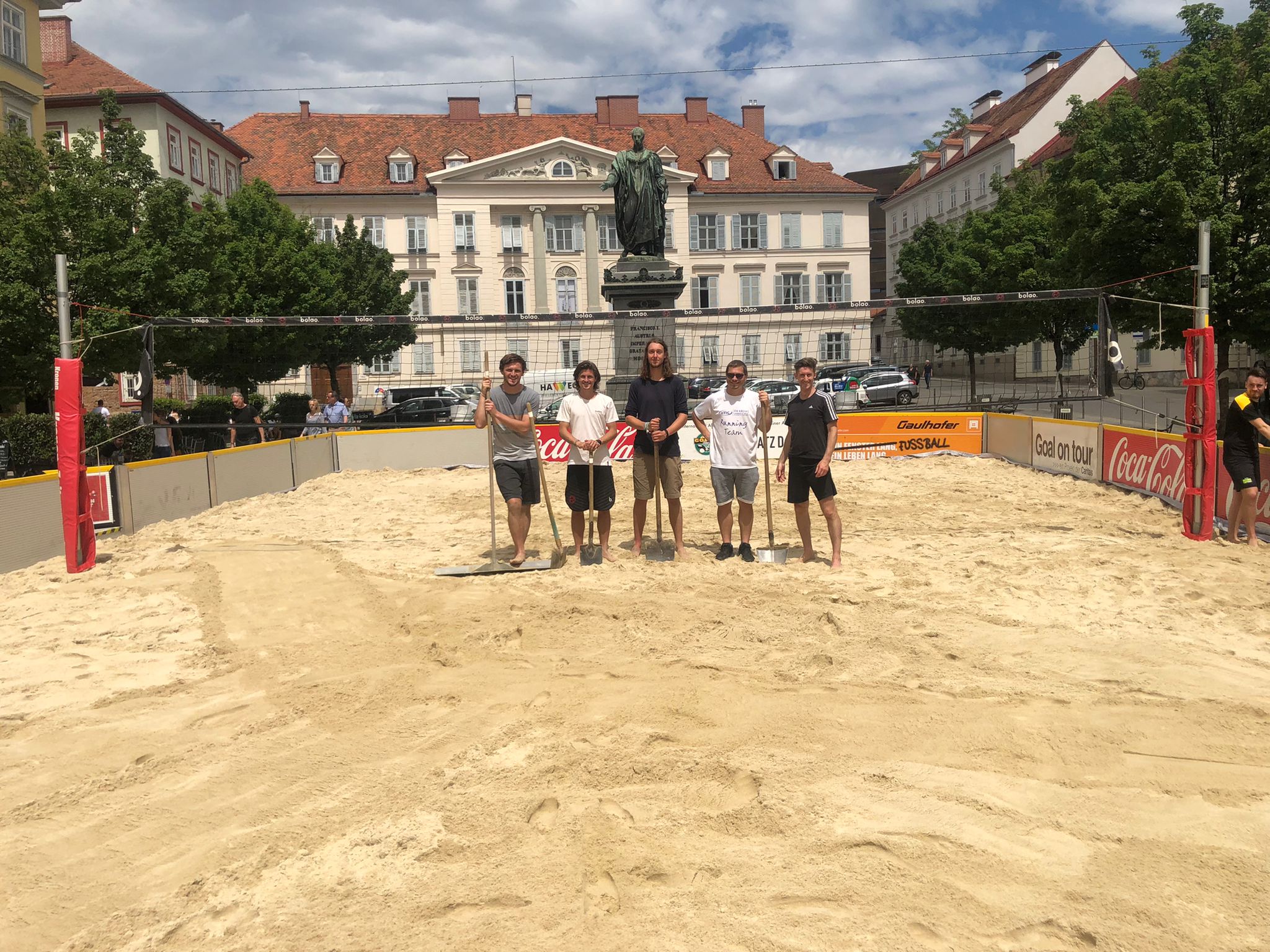 Graz has a new footvolley paradise!